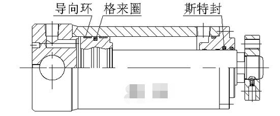 典型的液压油缸密封件油封密封圈形式之霞板形式密封件结构图2